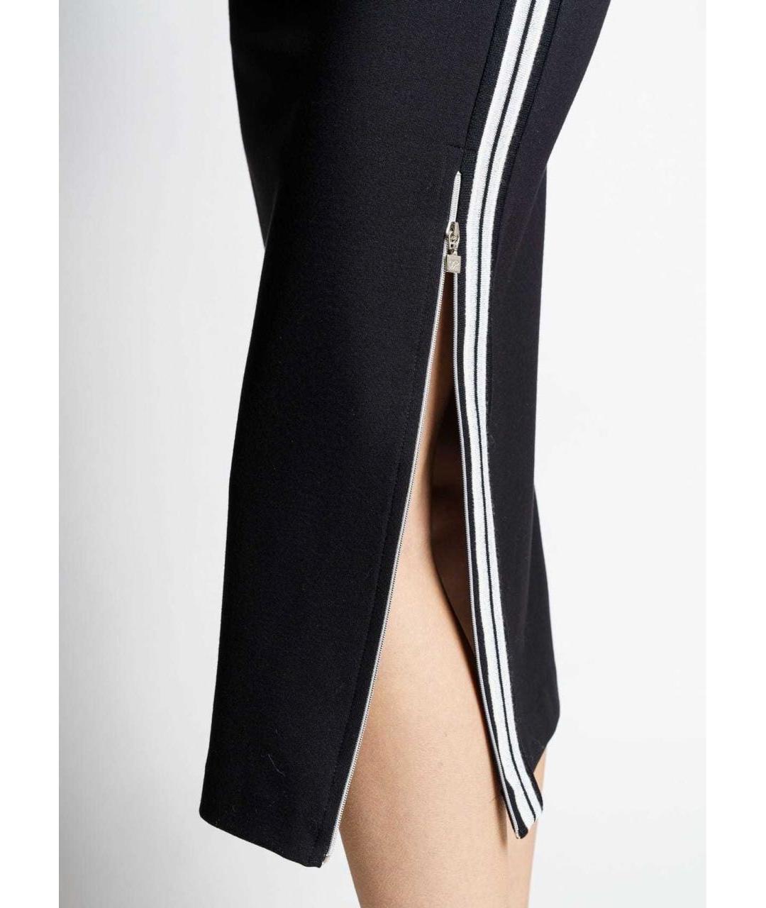 D.EXTERIOR Черная шерстяная юбка миди, фото 3