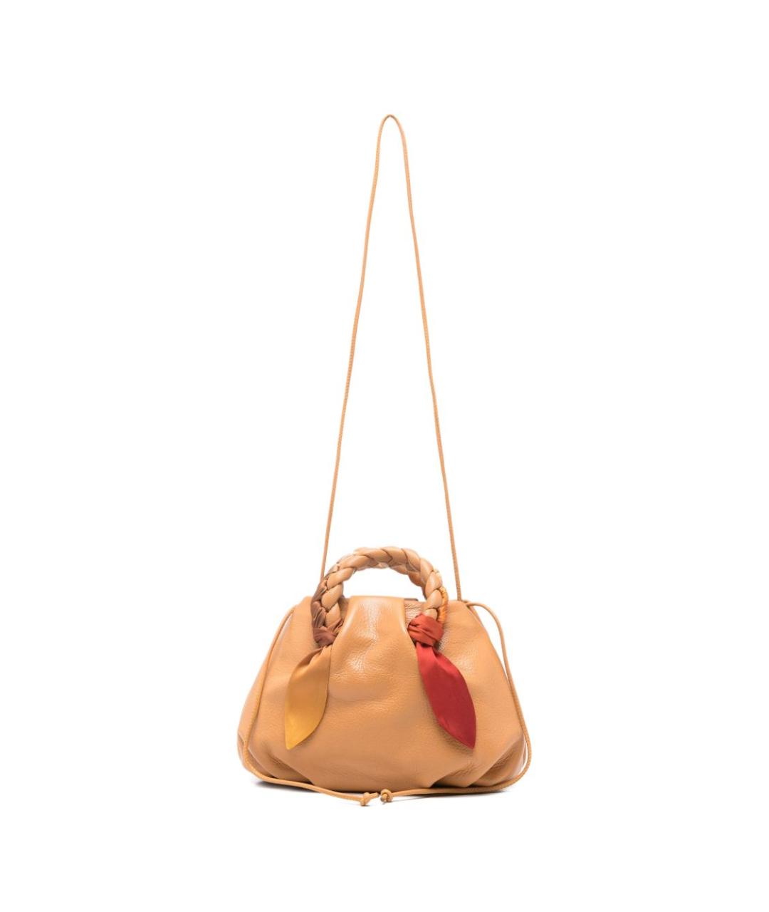 HEREU Бежевая кожаная сумка через плечо, фото 1