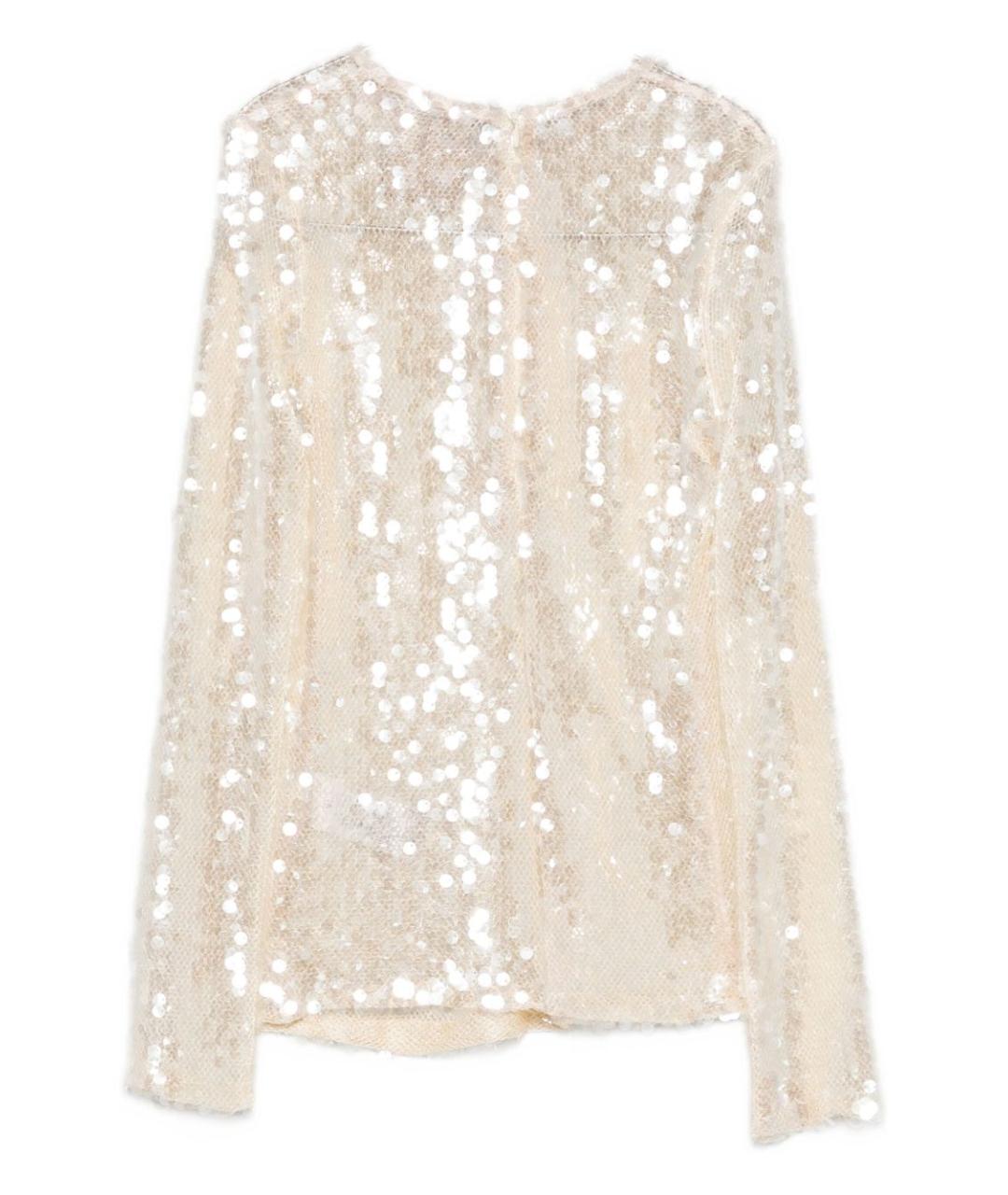 SEMICOUTURE Белая блузы, фото 3