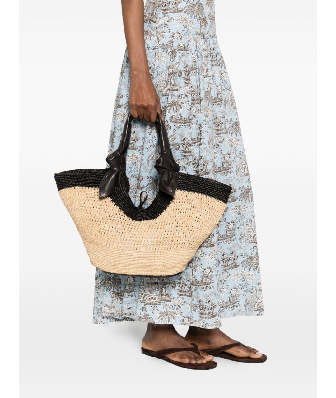 HEREU Бежевая сумка тоут, фото 4