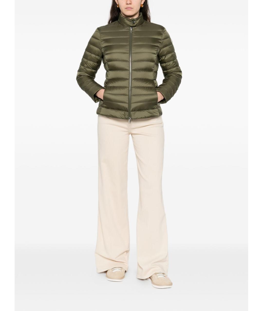 MONCLER Зеленая полиамидовая куртка, фото 2