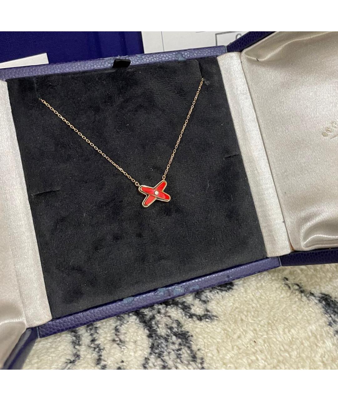 CHAUMET Красное колье из розового золота, фото 2