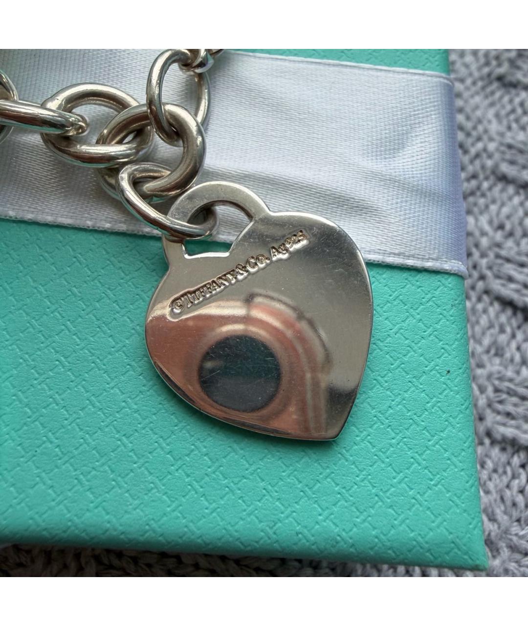 TIFFANY&CO Серебрянный серебряный браслет, фото 5