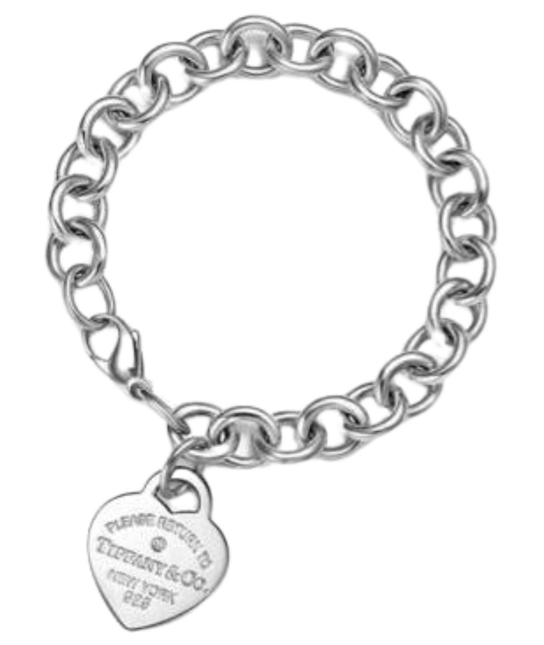 TIFFANY&CO Серебрянный серебряный браслет, фото 2