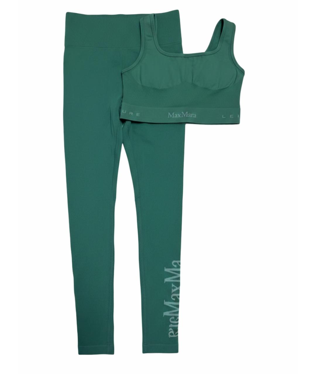 MAX MARA Зеленая полиамидовая спортивная куртка, фото 1