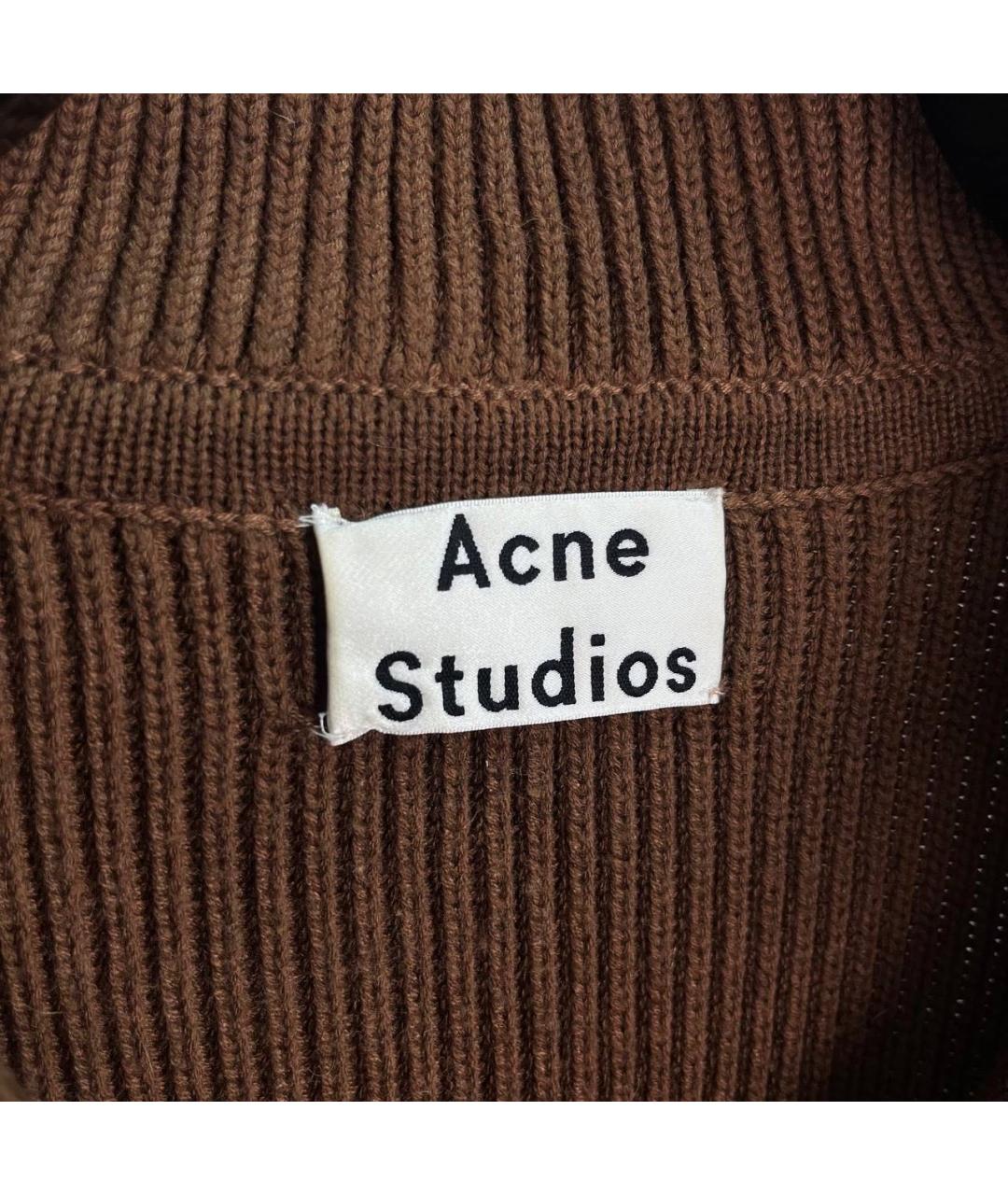 ACNE STUDIOS Коричневый джемпер / свитер, фото 4