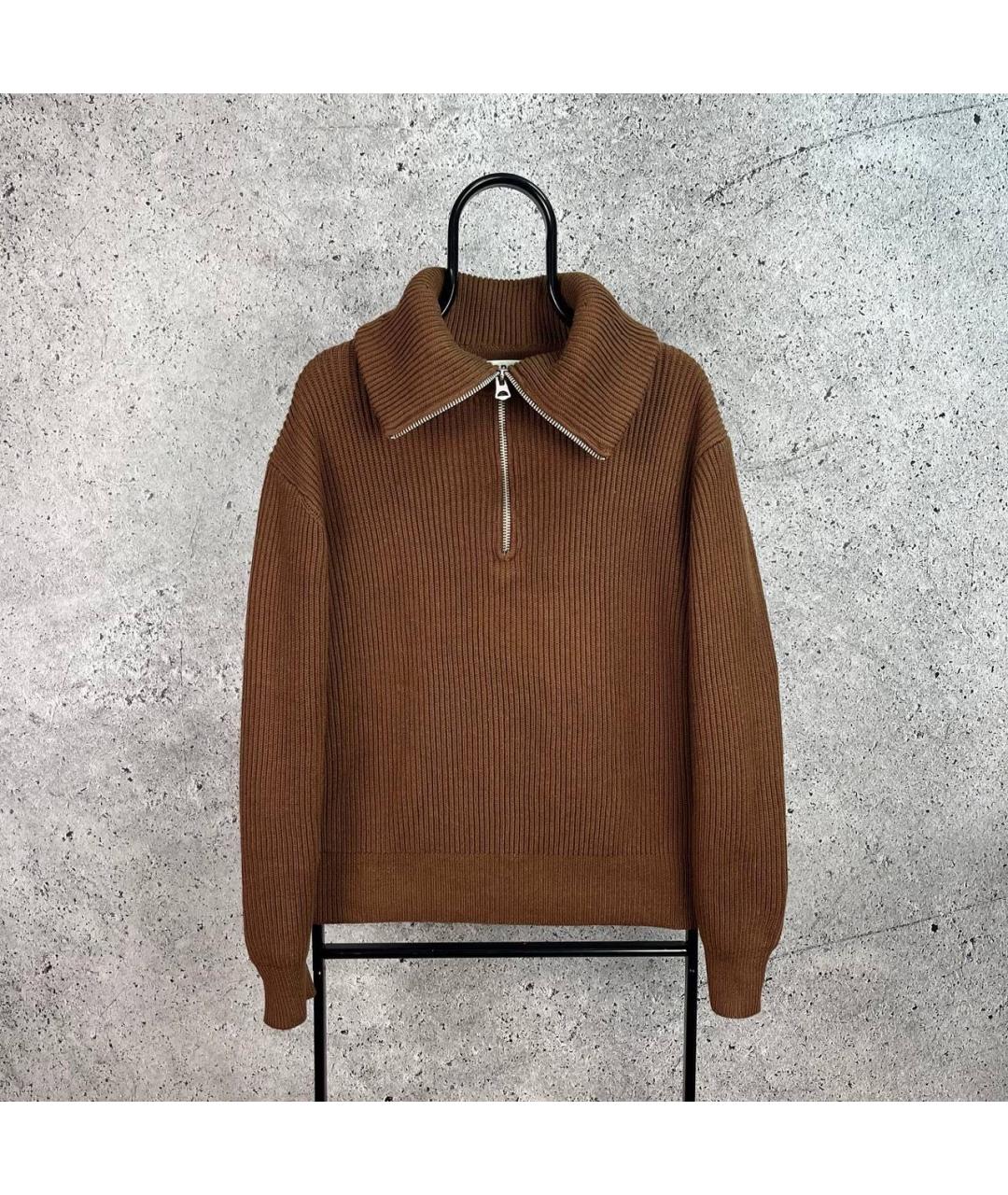 ACNE STUDIOS Коричневый джемпер / свитер, фото 9