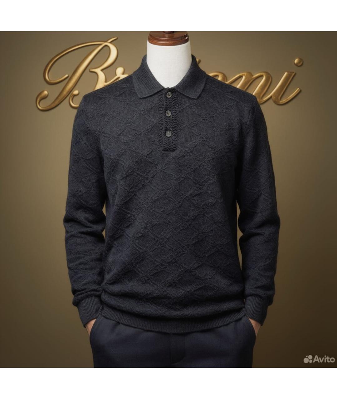 BRIONI Черный джемпер / свитер, фото 2