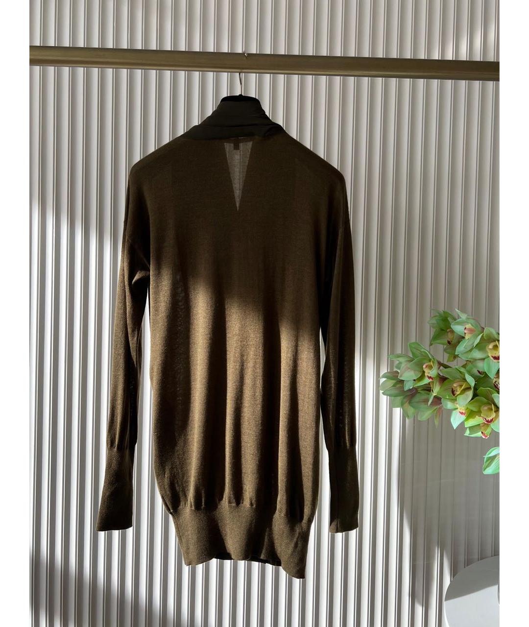 GUCCI Хаки кардиган, фото 3