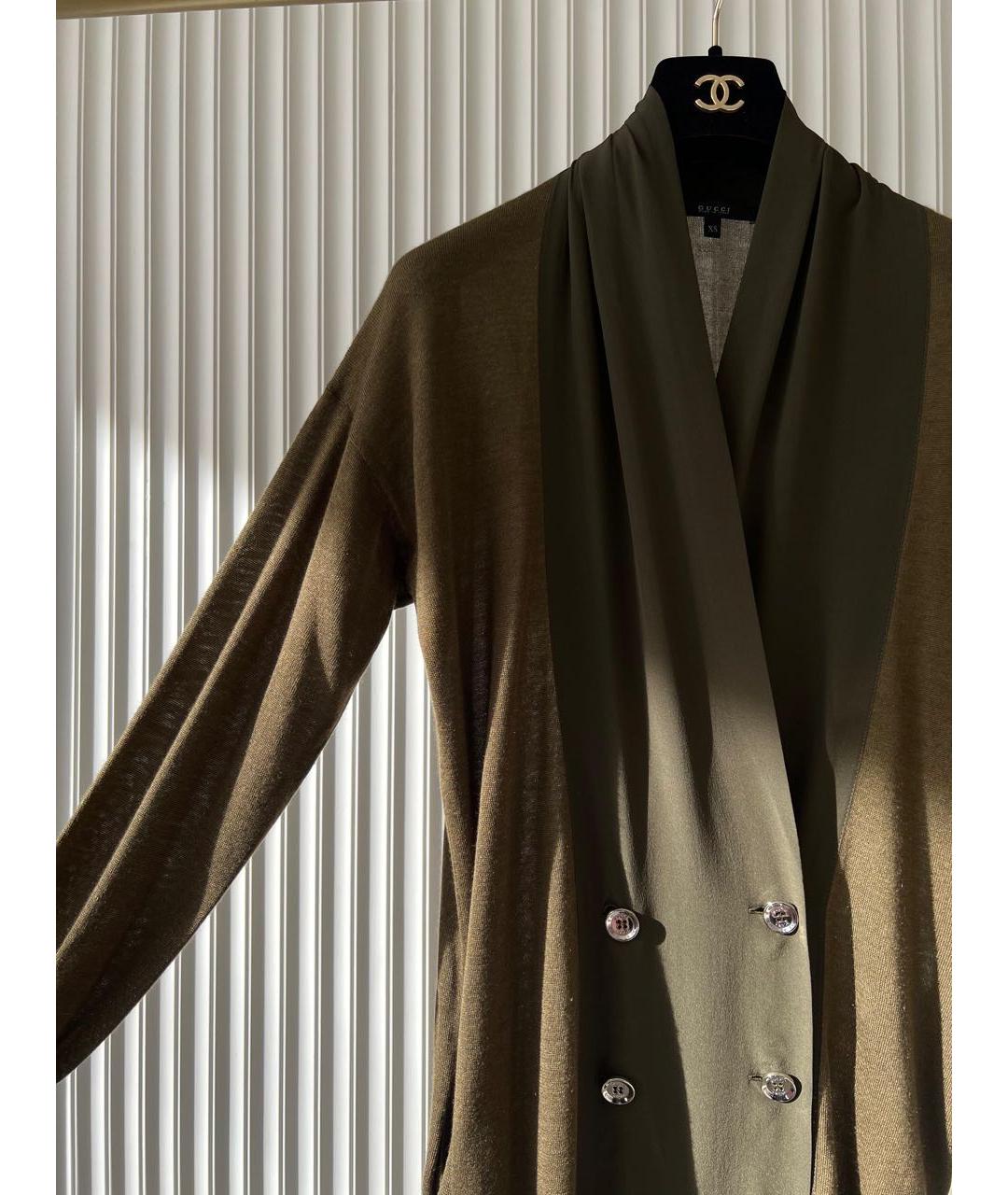 GUCCI Хаки кардиган, фото 2