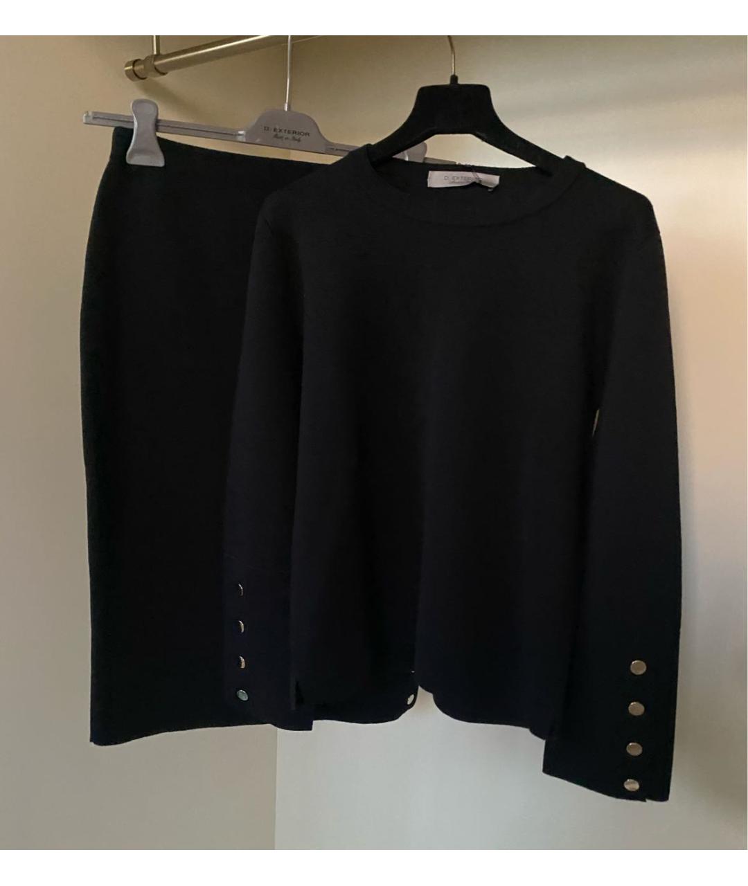 D.EXTERIOR Черный шерстяной костюм с юбками, фото 6