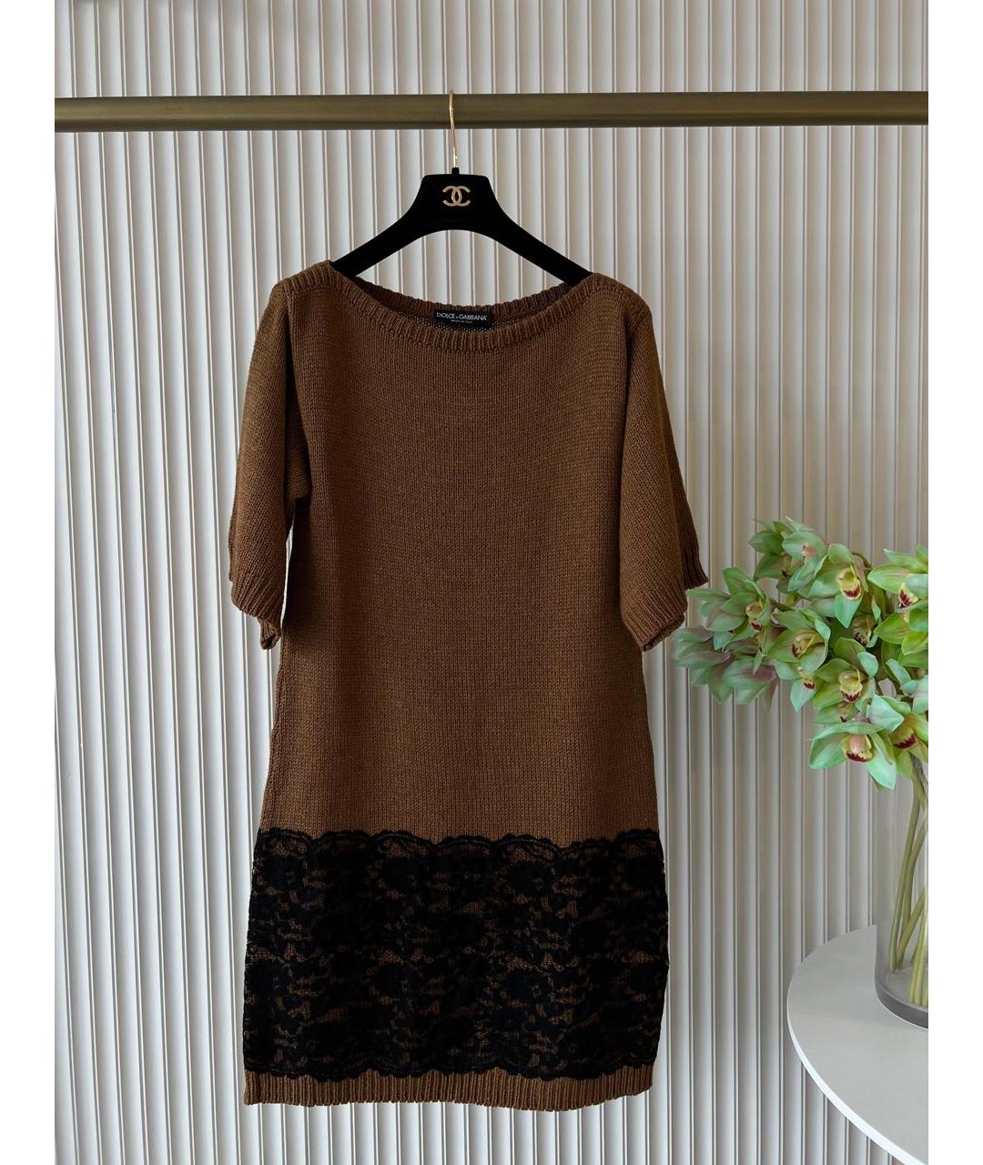 DOLCE&GABBANA Коричневый кардиган, фото 8