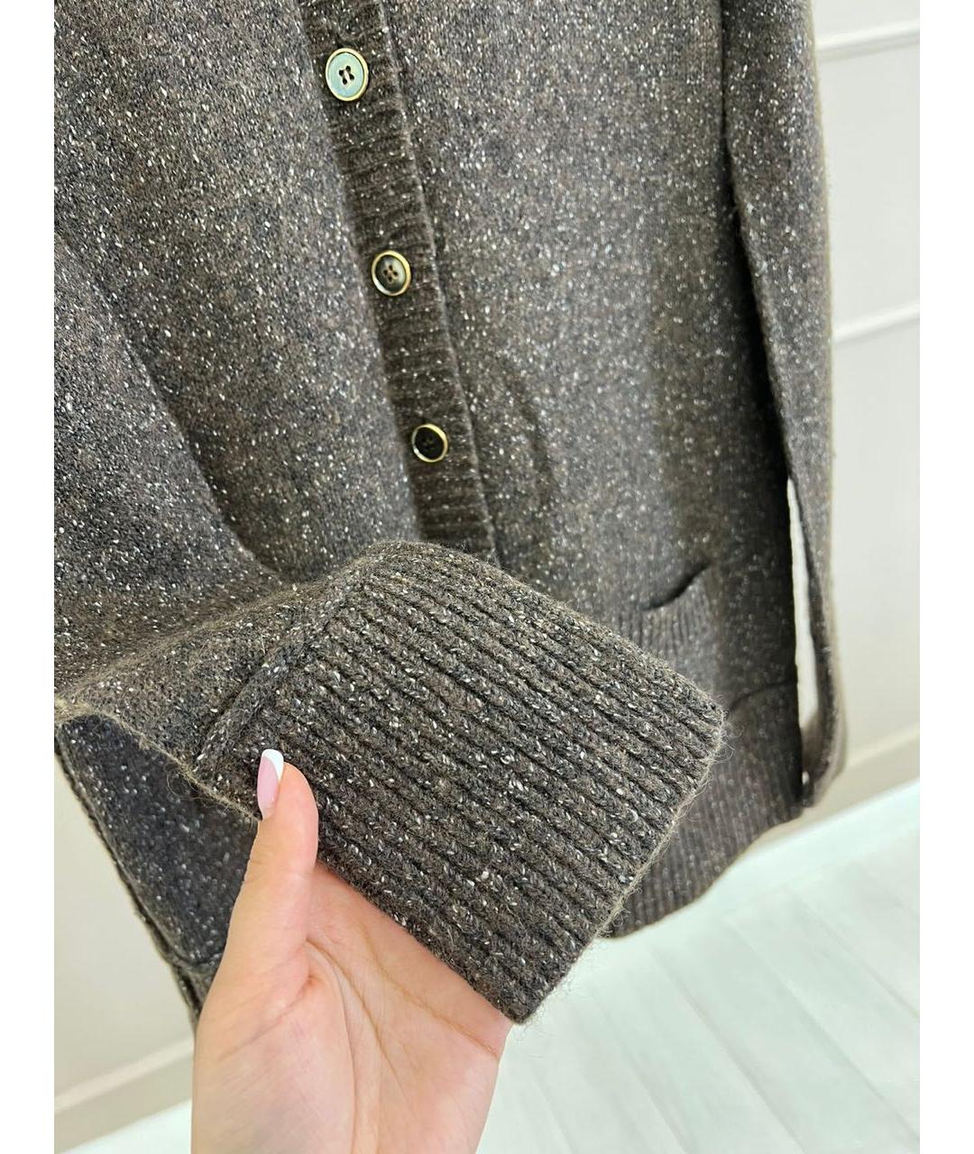 DOLCE&GABBANA Коричневый кардиган, фото 5