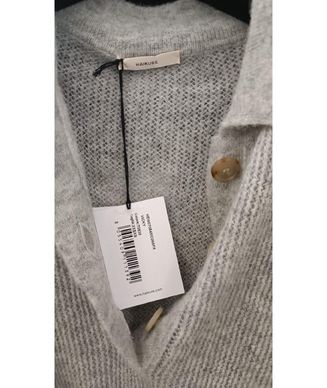 HAIKURE Серый шерстяной джемпер / свитер, фото 5