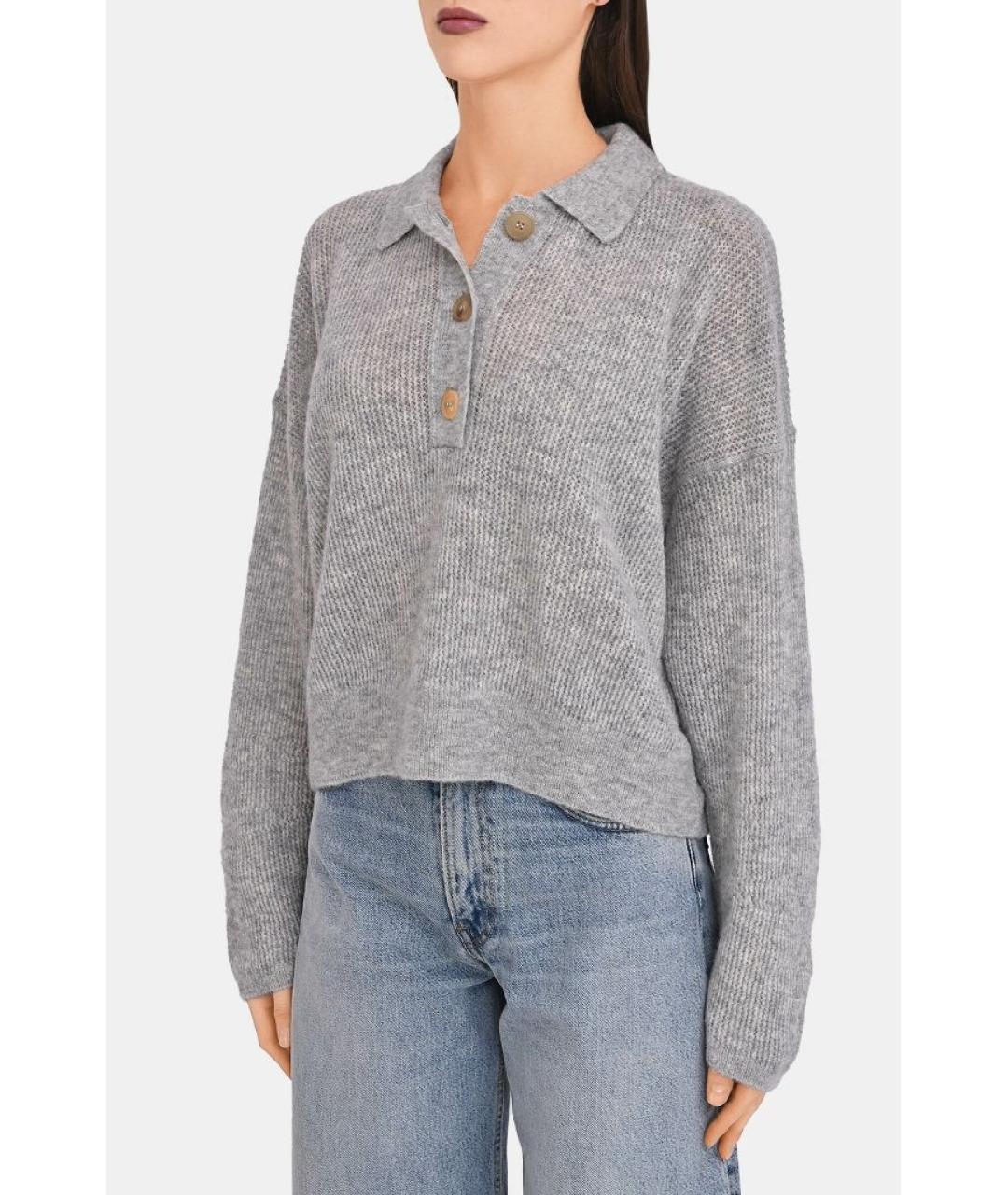 HAIKURE Серый шерстяной джемпер / свитер, фото 6