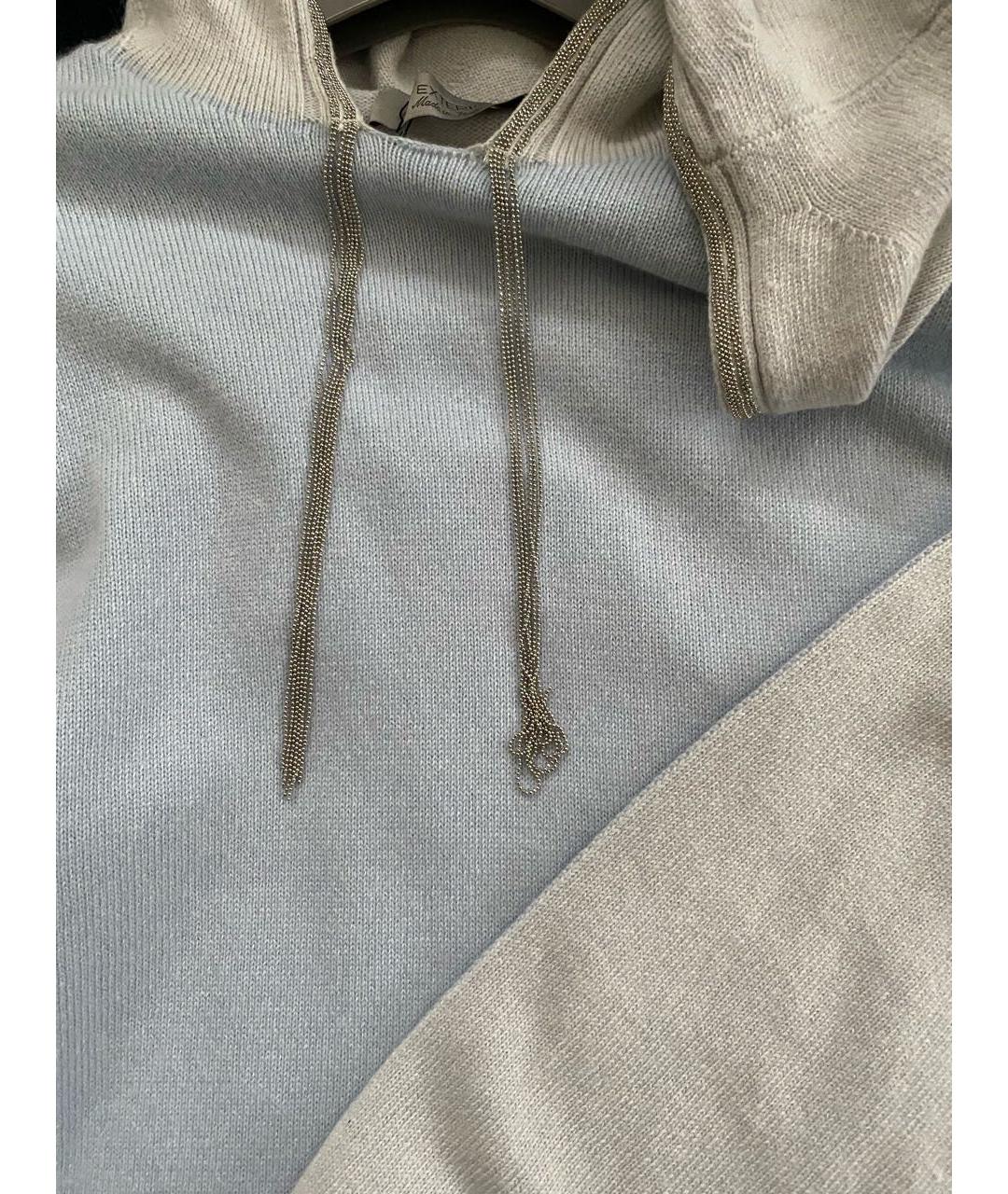 D.EXTERIOR Голубой кашемировый джемпер / свитер, фото 6