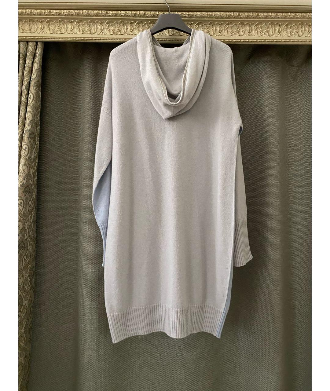 D.EXTERIOR Голубой кашемировый джемпер / свитер, фото 4