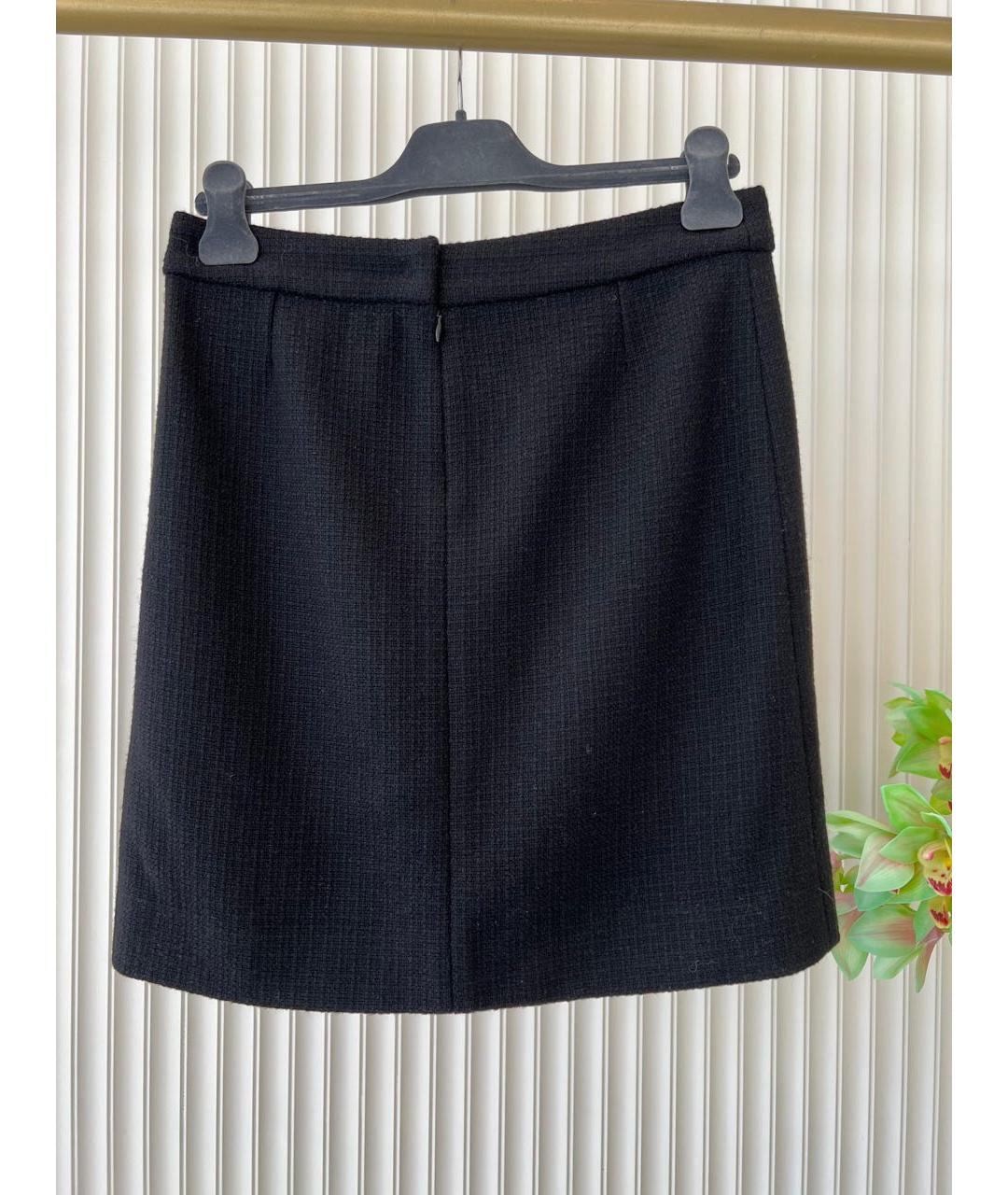 DOLCE&GABBANA Черная юбка миди, фото 2