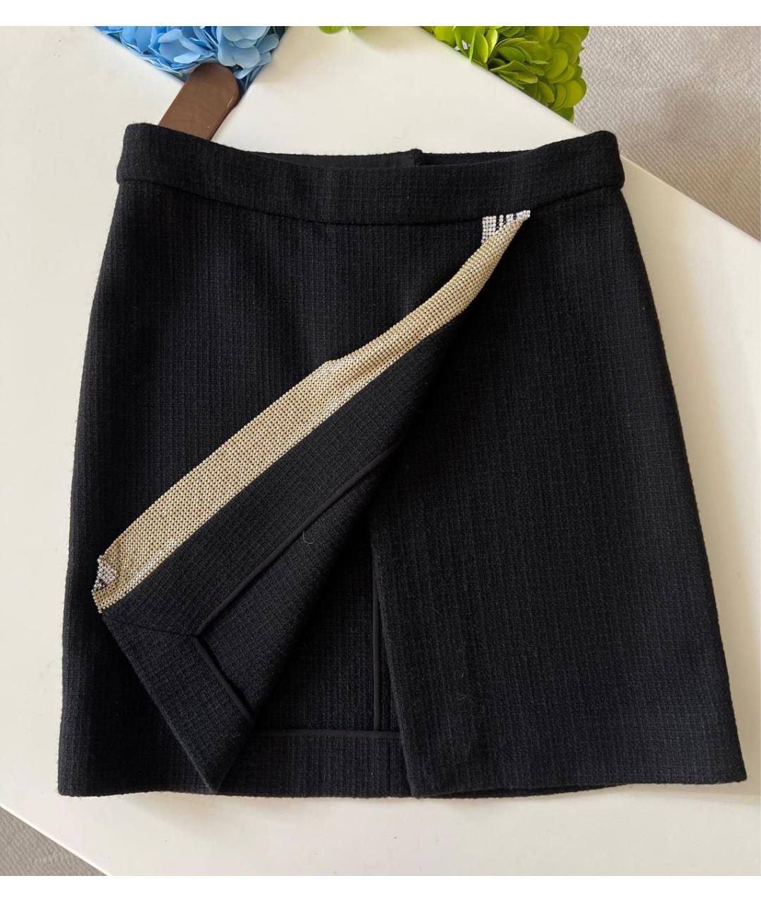 DOLCE&GABBANA Черная юбка миди, фото 6