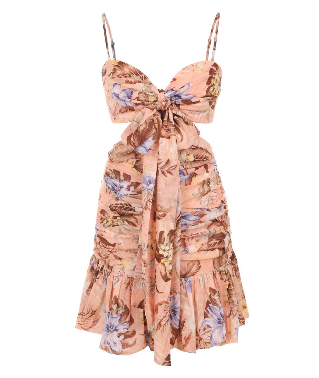 ZIMMERMANN Мульти хлопковое коктейльное платье, фото 1