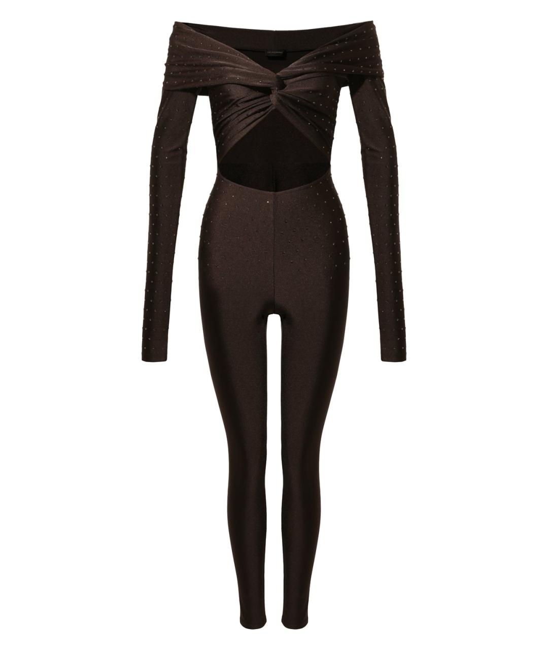 THE ANDAMANE Коричневое полиамидовое платье, фото 1