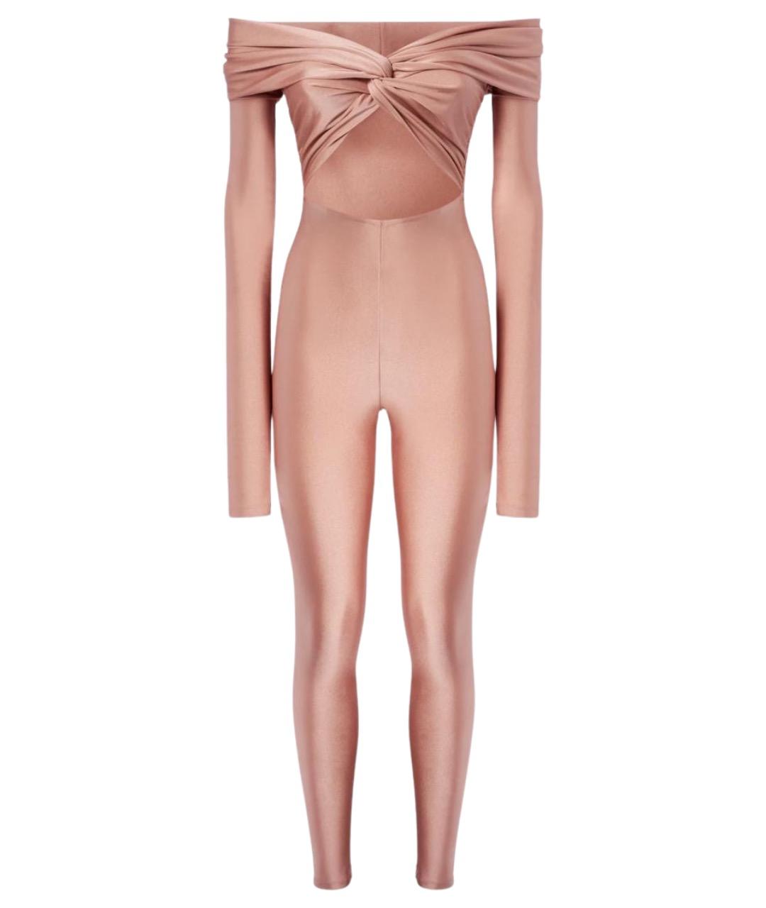 THE ANDAMANE Розовое полиамидовое платье, фото 1