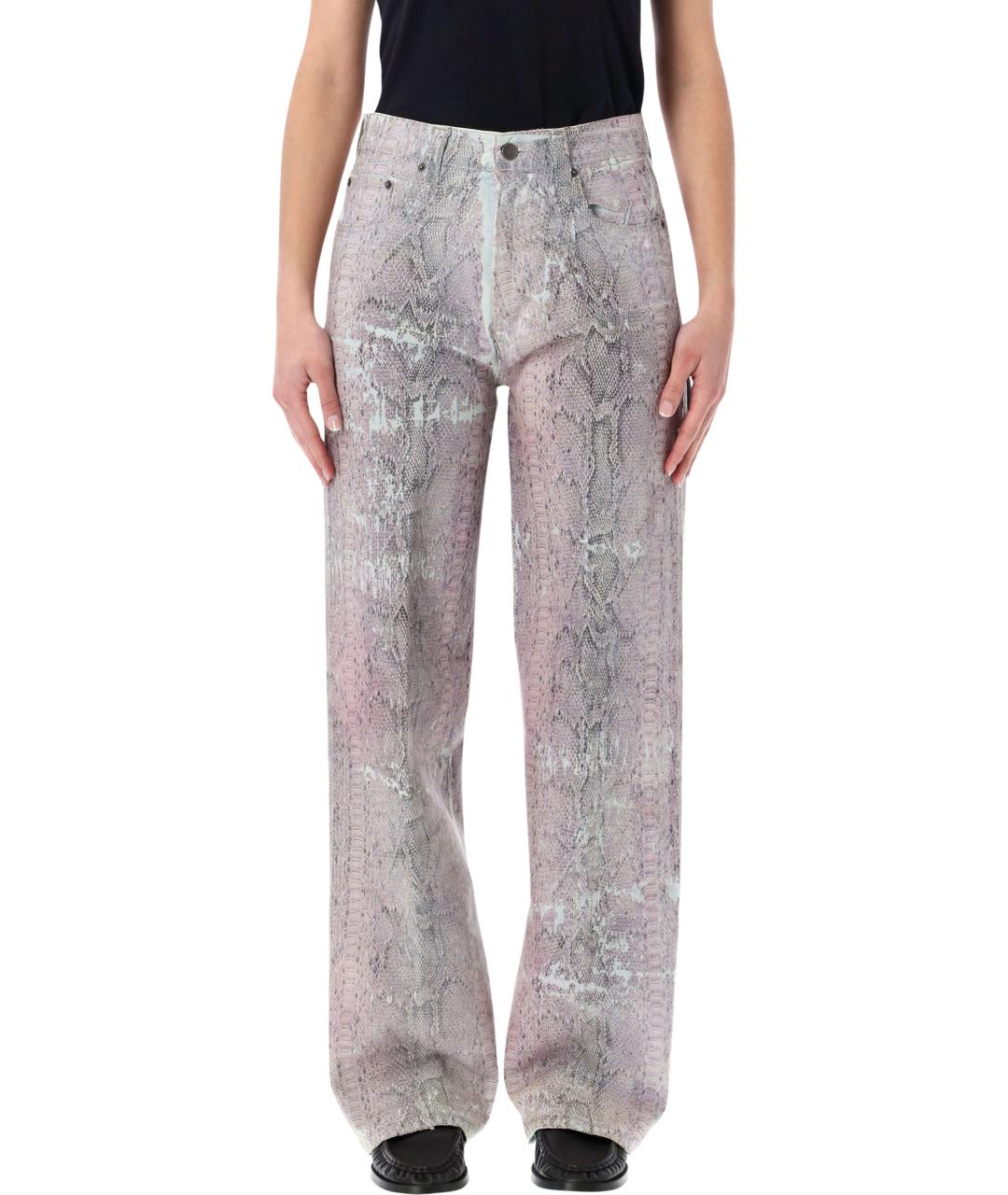 HAIKURE Мульти хлопковые прямые джинсы, фото 2