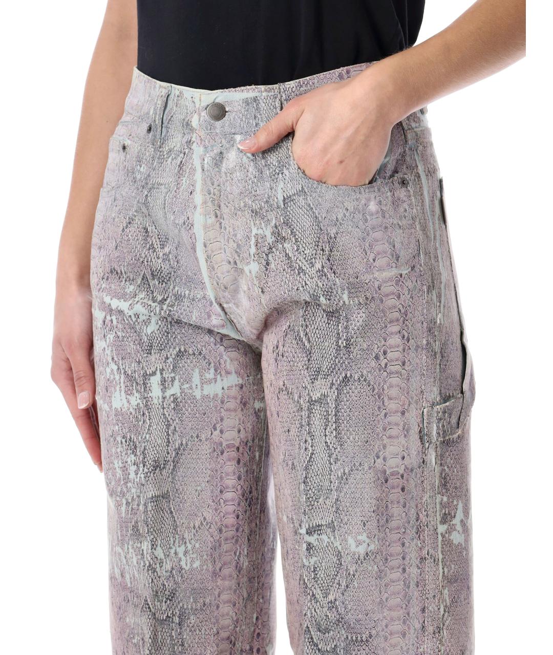 HAIKURE Мульти хлопковые прямые джинсы, фото 4