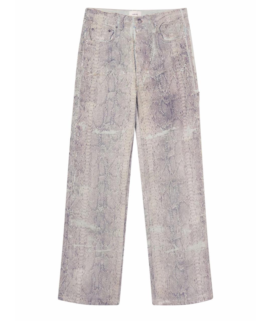 HAIKURE Мульти хлопковые прямые джинсы, фото 1