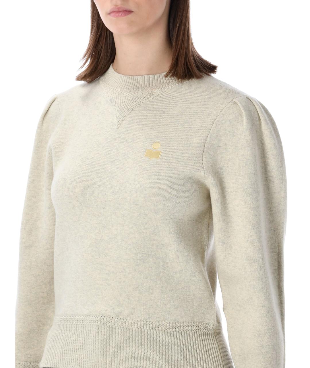 ISABEL MARANT ETOILE Серый хлопковый джемпер / свитер, фото 4