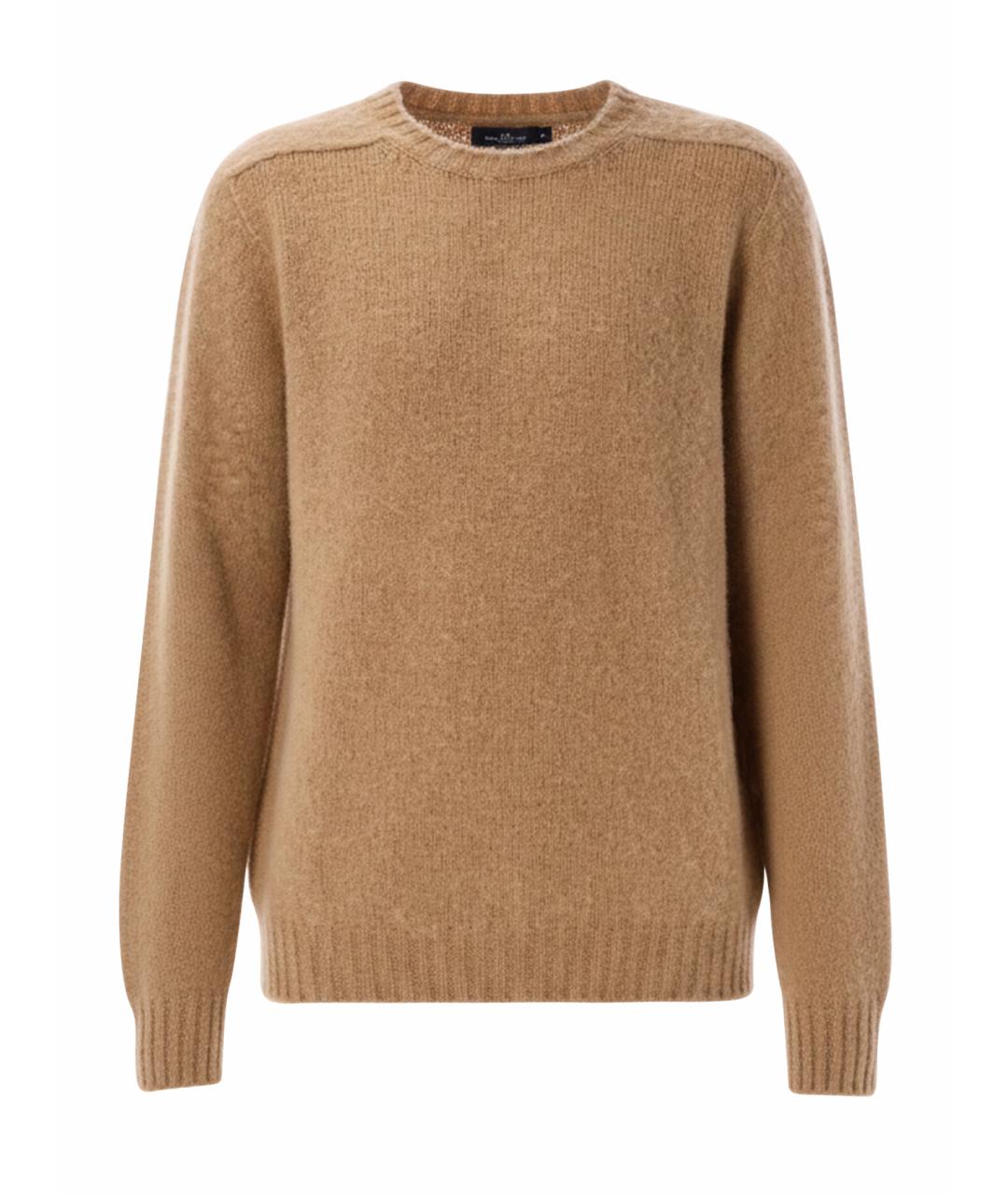 HOWLIN Коричневый шерстяной джемпер / свитер, фото 4