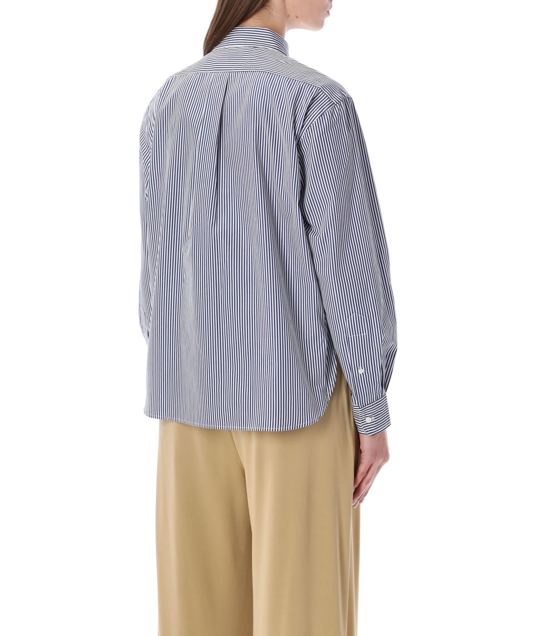 POLO RALPH LAUREN Темно-синяя хлопковая рубашка, фото 5