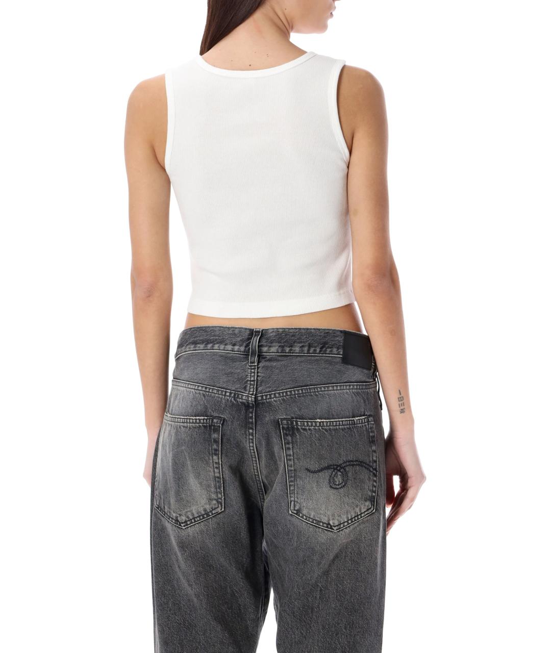 R13 Бежевая хлопковая майка, фото 2