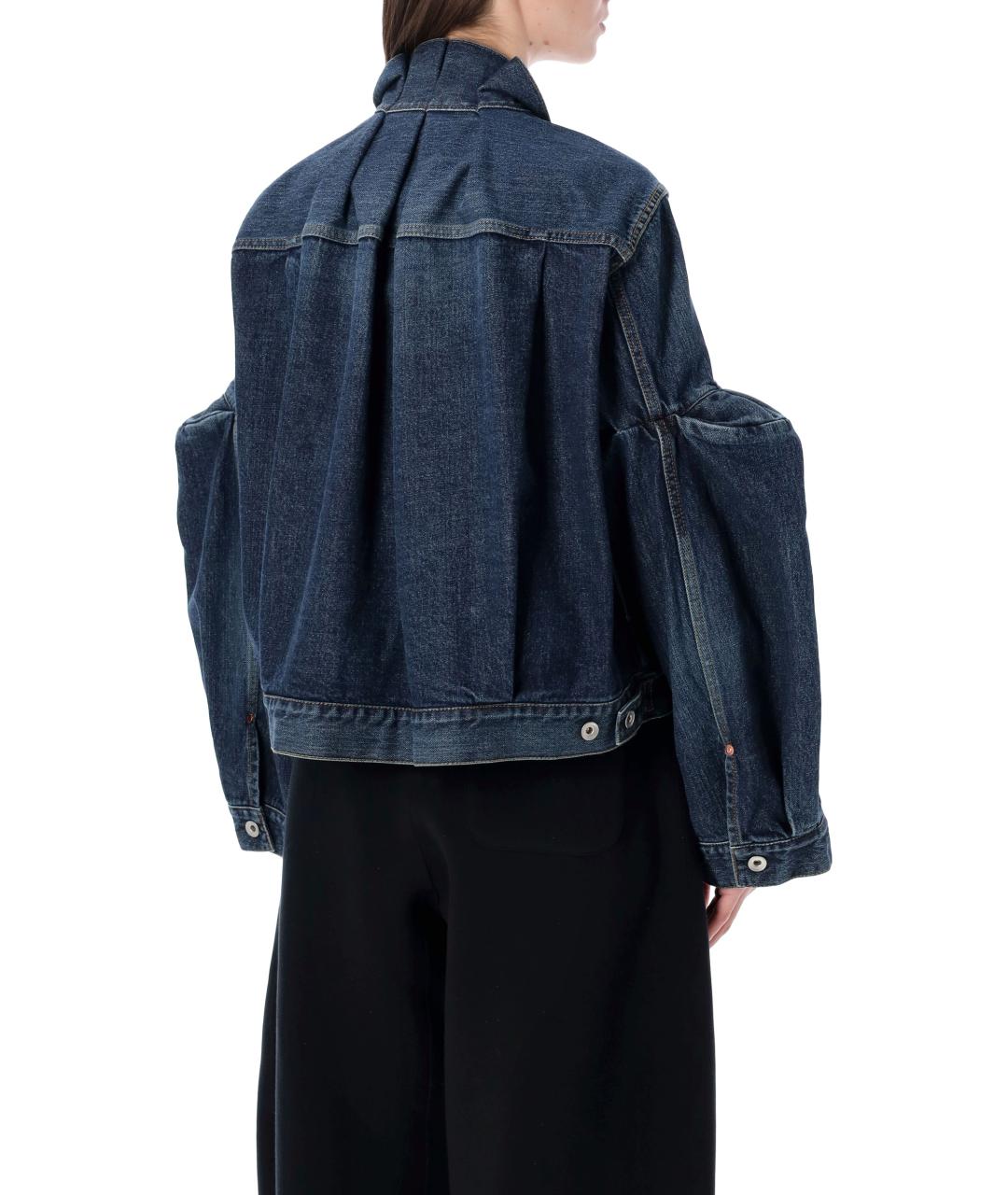 SACAI Синяя хлопковая куртка, фото 3