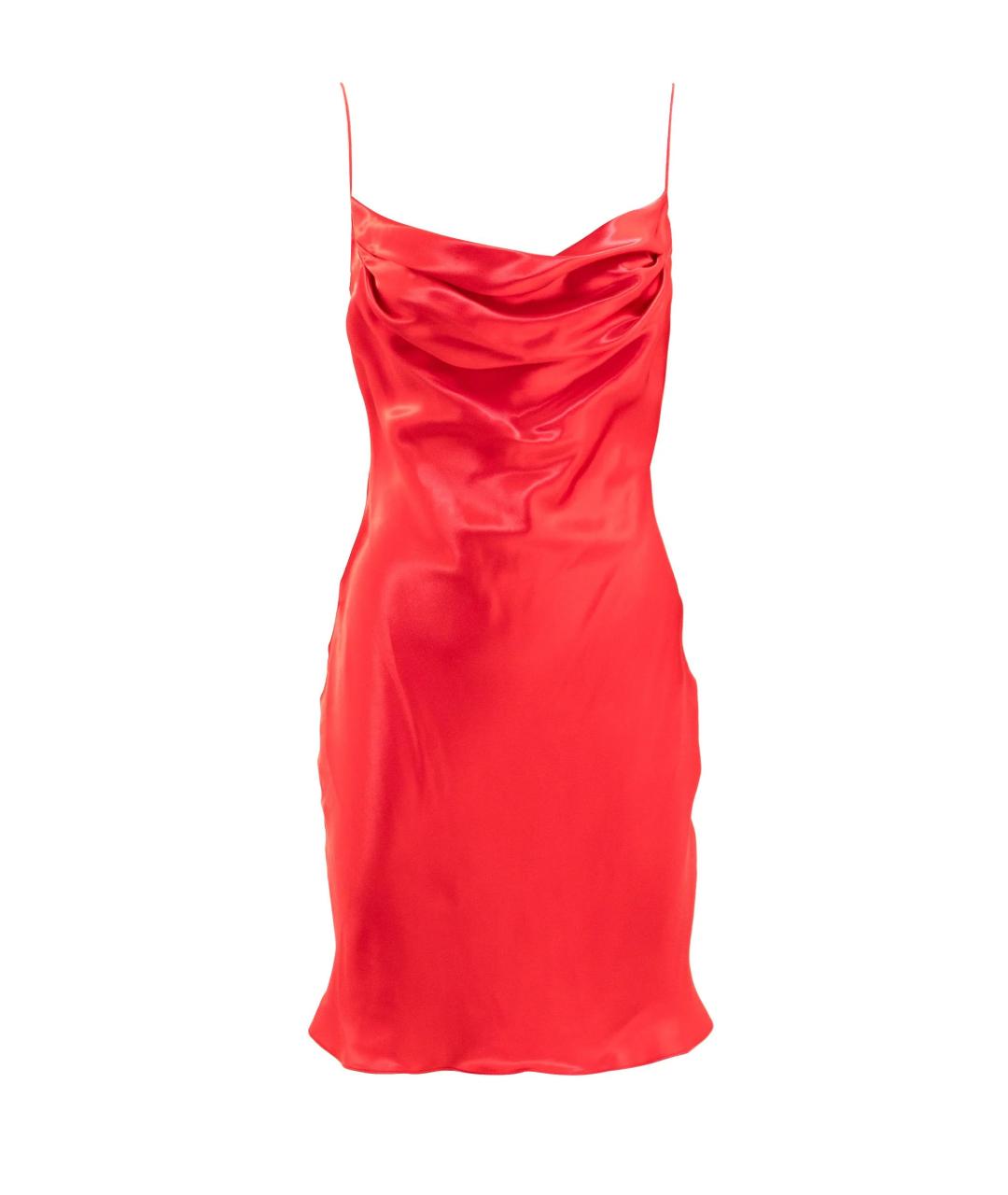 BALMAIN Розовое вискозное коктейльное платье, фото 1