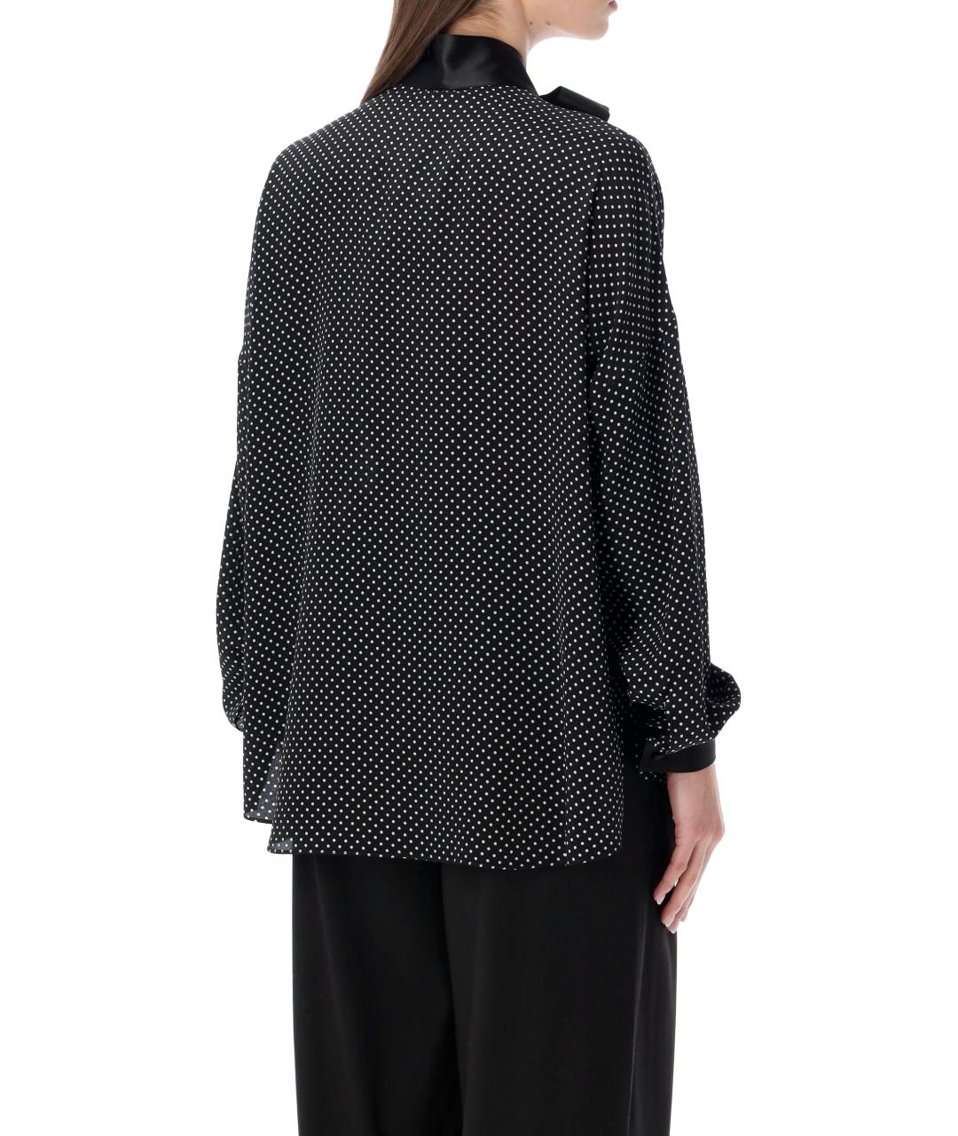 TOM FORD Черная шелковая блузы, фото 2