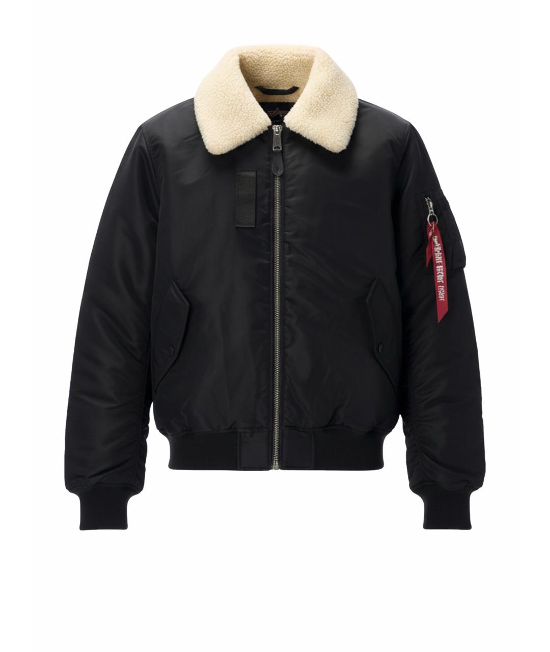 ALPHA INDUSTRIES Черная полиамидовая куртка, фото 1