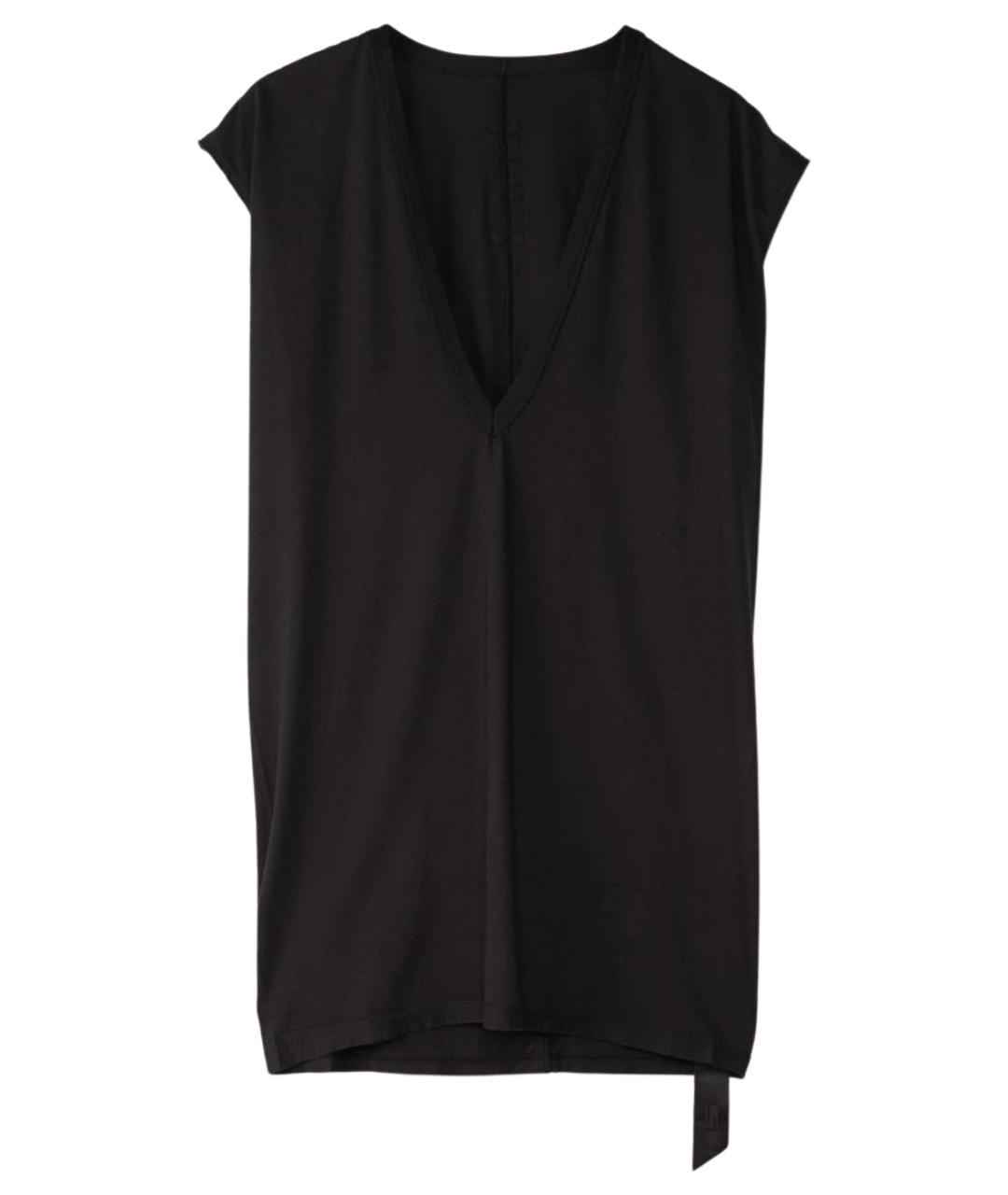 RICK OWENS DRKSHDW Черная хлопковая майка, фото 1