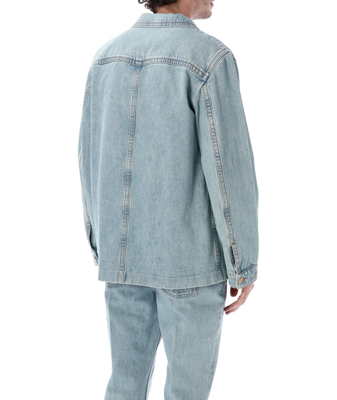 VALENTINO Синяя деним куртка, фото 2