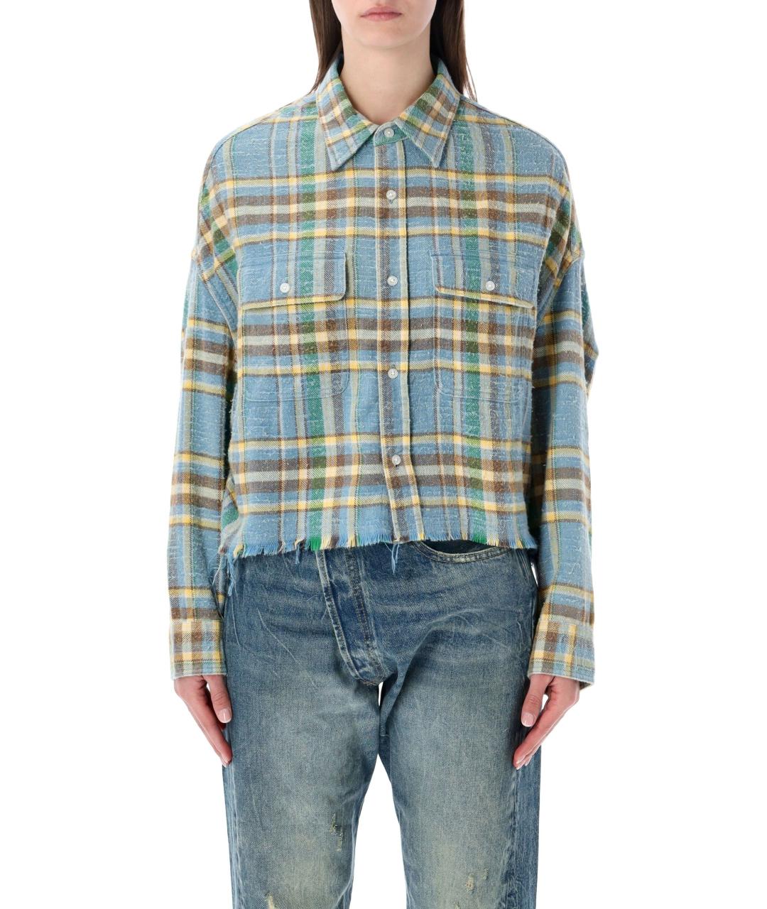 R13 Мульти хлопковая рубашка, фото 2