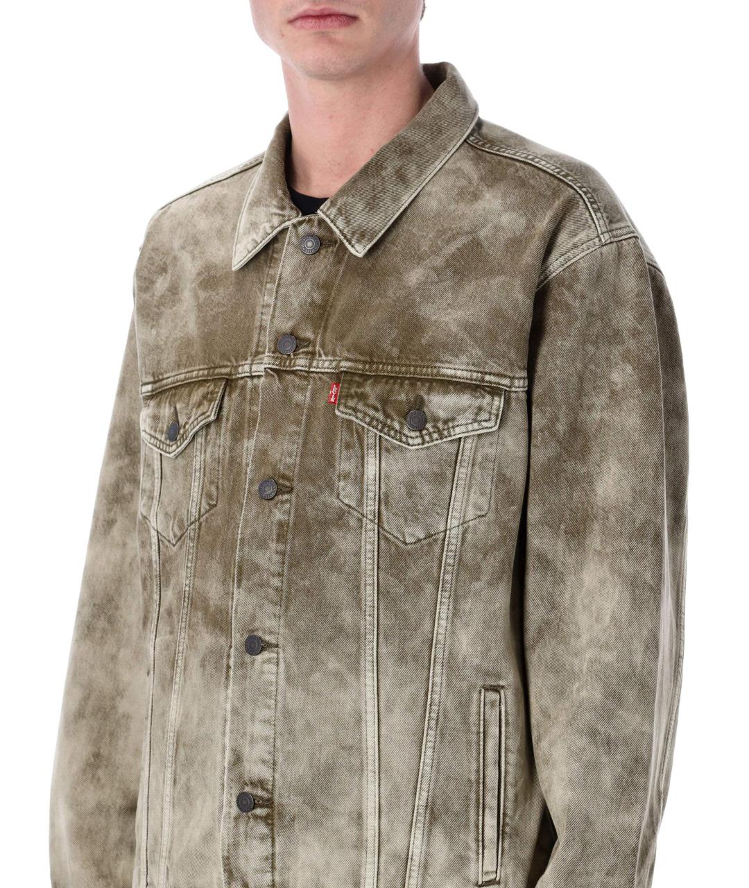 LEVI'S Серая хлопковая куртка, фото 3