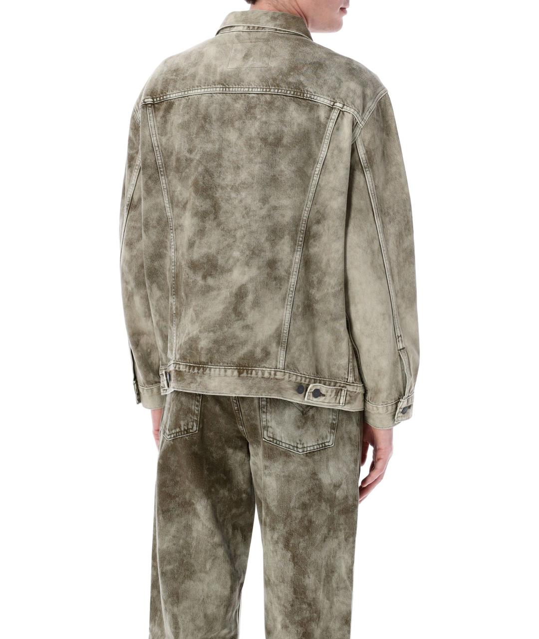 LEVI'S Серая хлопковая куртка, фото 2