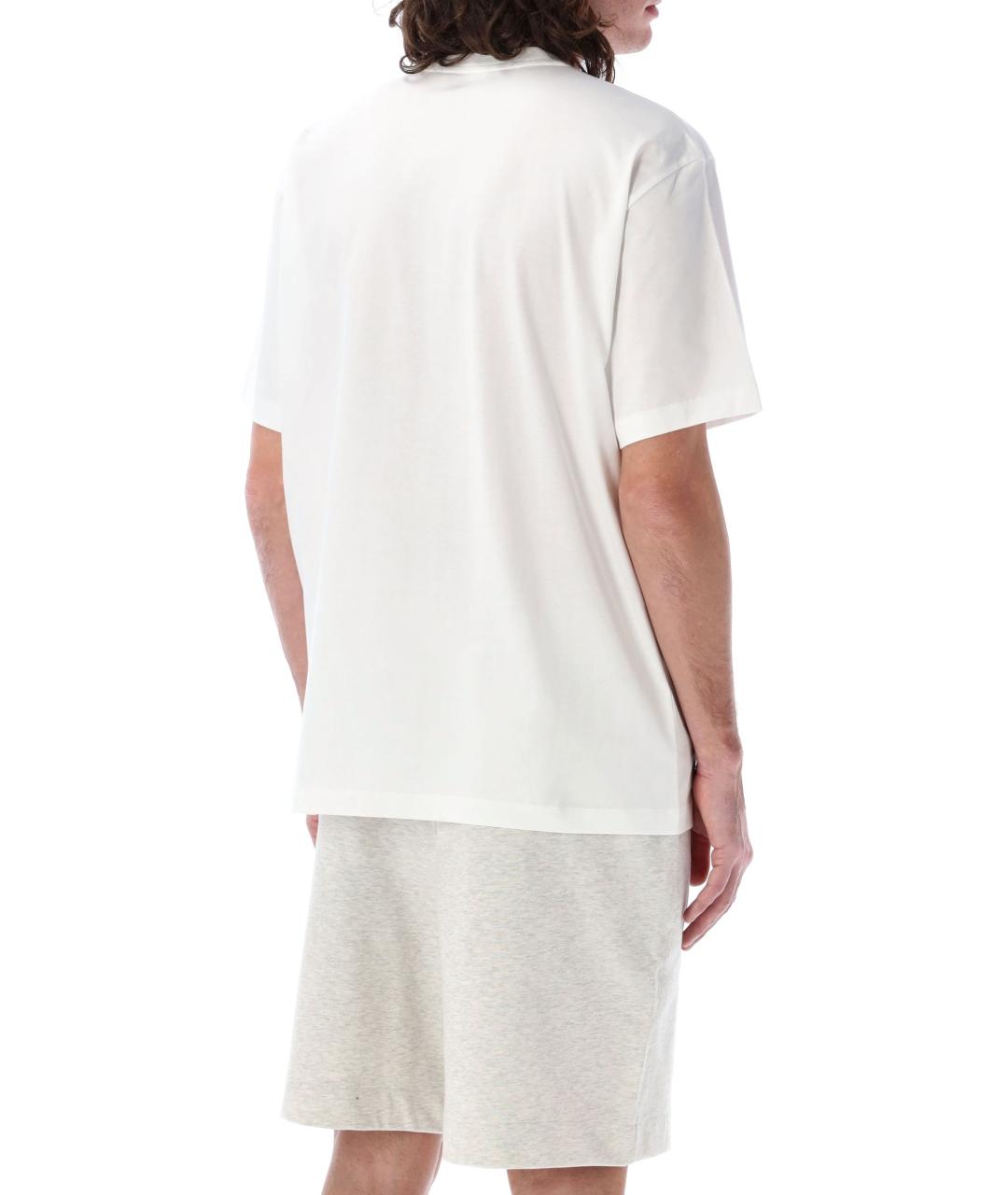Y-3 Белая хлопковая футболка, фото 2