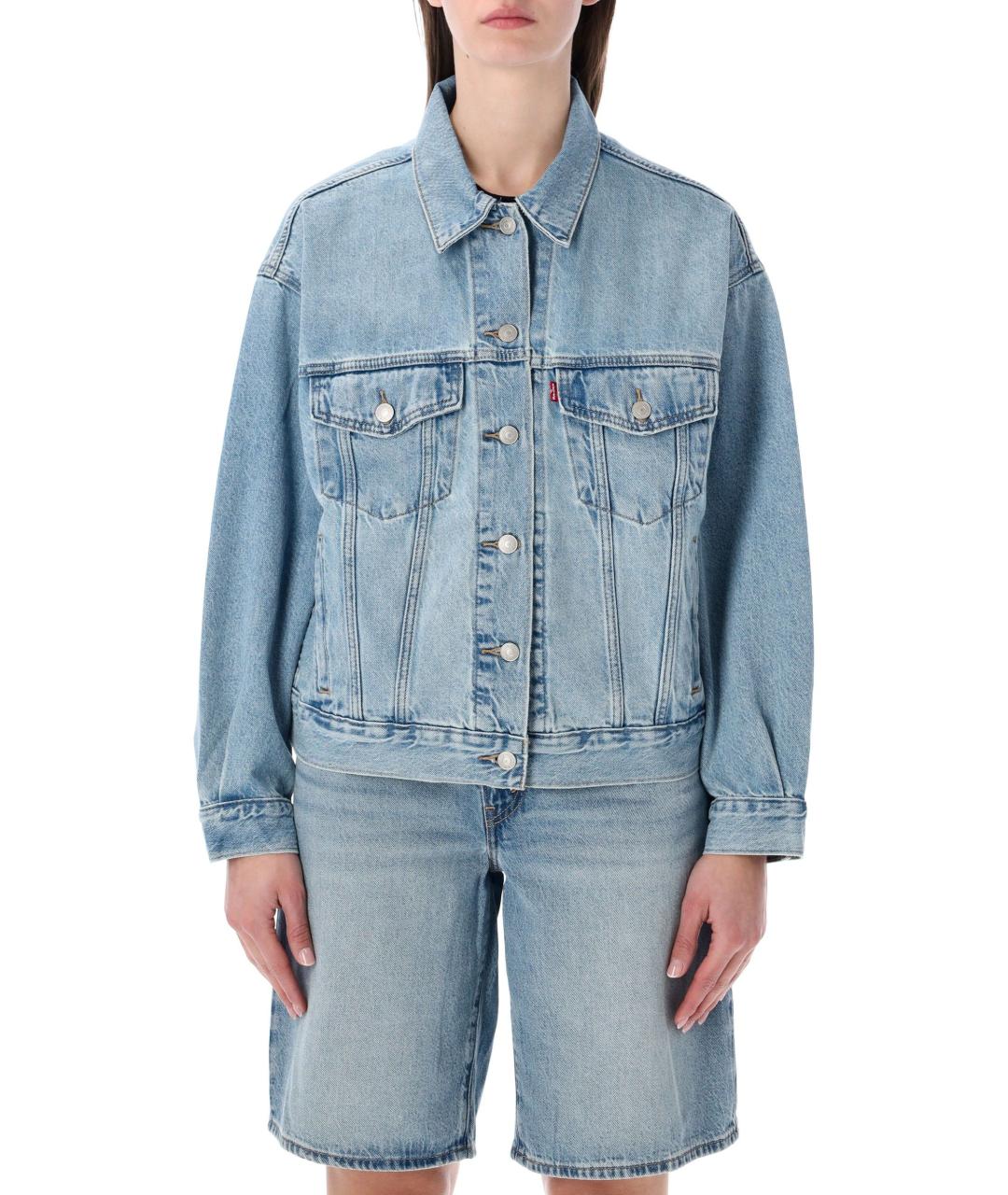 LEVI'S Синяя деним куртка, фото 2