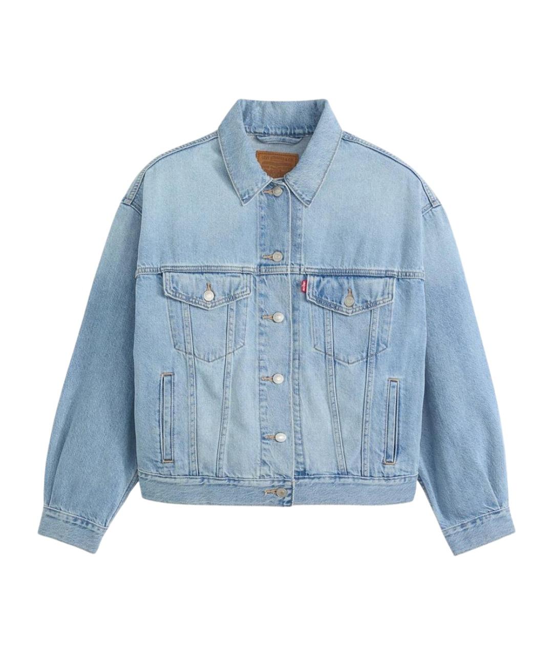 LEVI'S Синяя деним куртка, фото 1