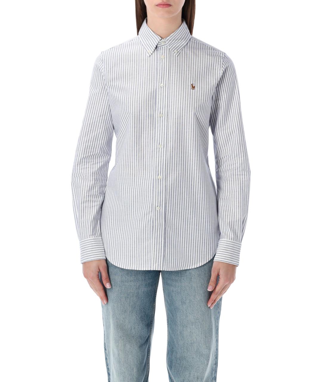 POLO RALPH LAUREN Белая хлопковая рубашка, фото 4