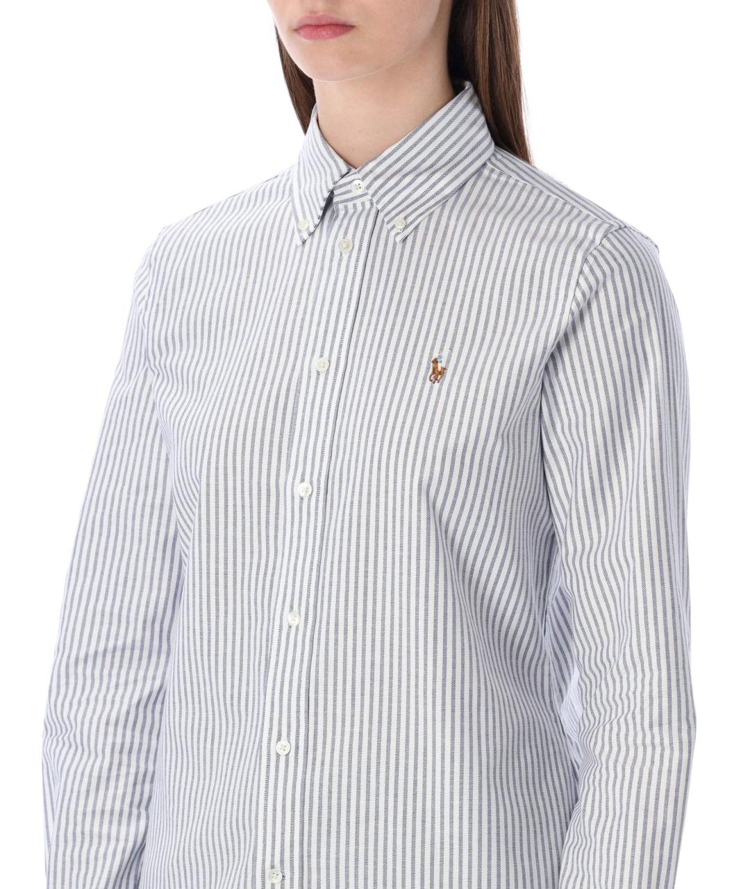 POLO RALPH LAUREN Белая хлопковая рубашка, фото 3