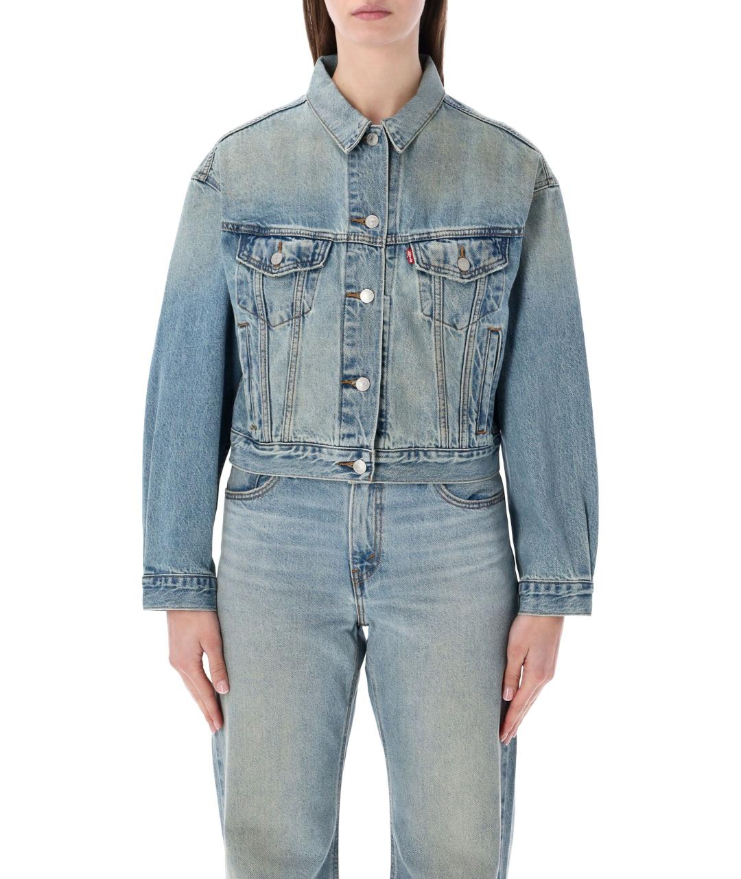 LEVI'S Синяя деним куртка, фото 2