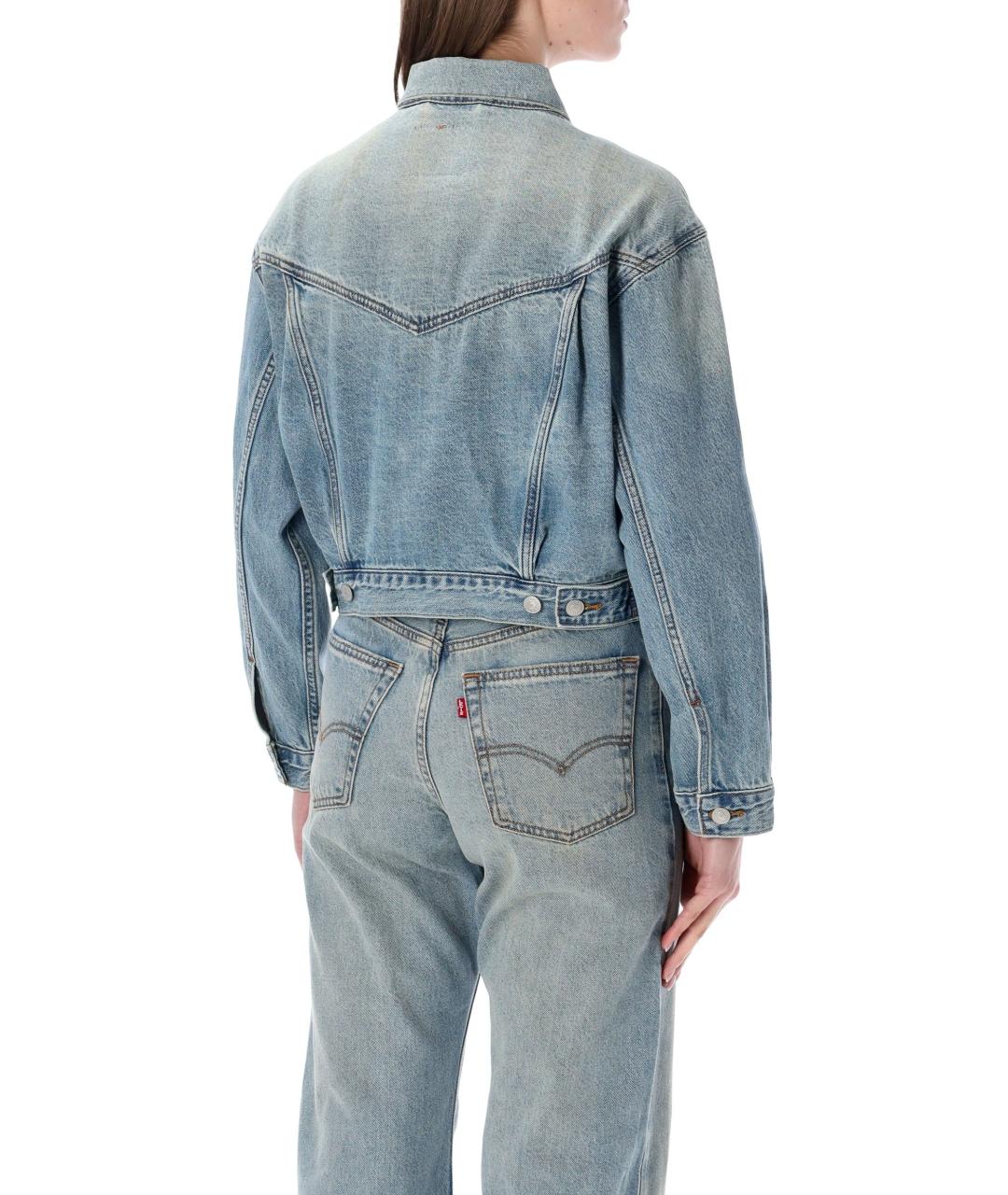 LEVI'S Синяя деним куртка, фото 3