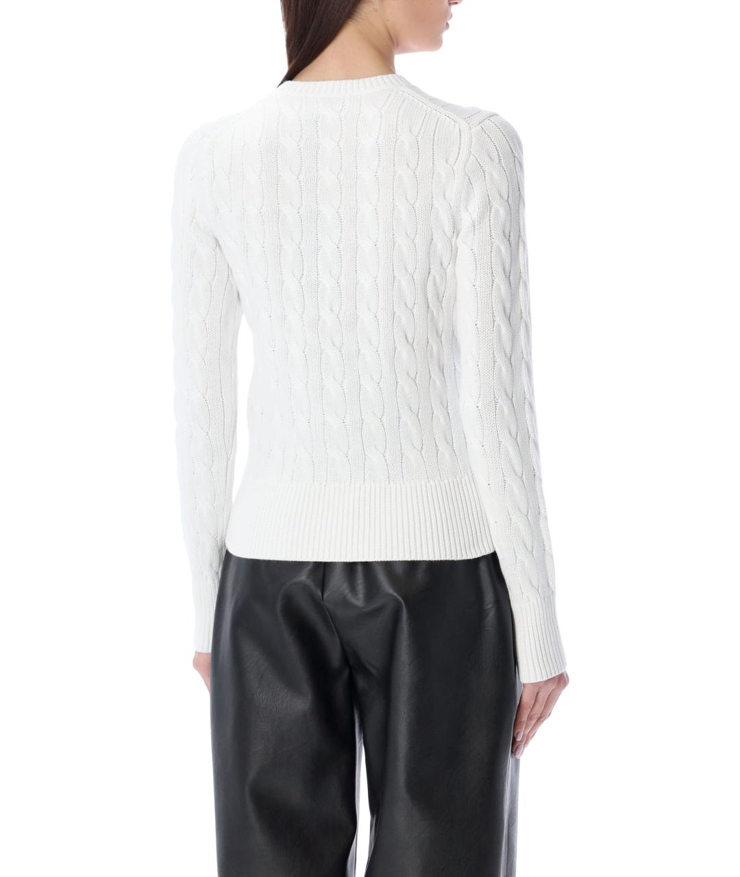 POLO RALPH LAUREN Белый хлопковый кардиган, фото 3